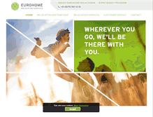 Tablet Screenshot of eurohome-relocation.com